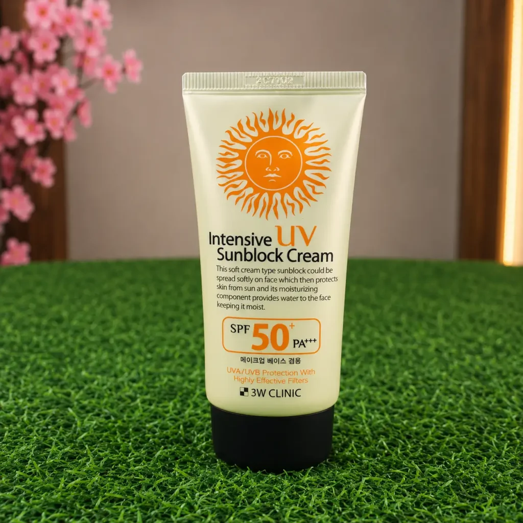 3W Clinic Intensive UV Sunblock Cream SPF 50+ PA+++